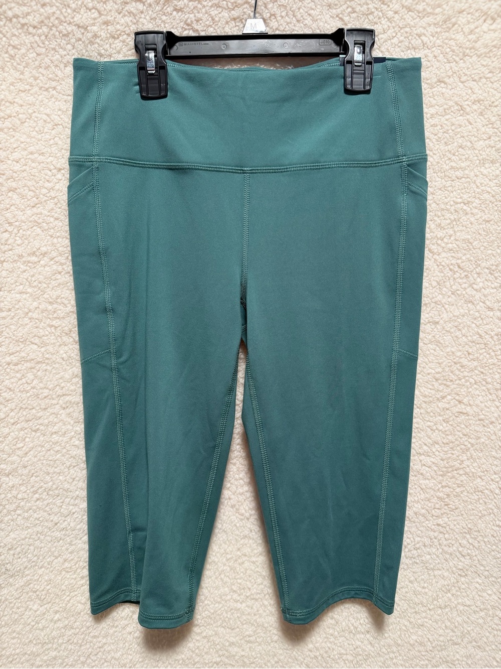 DSG Cropped Leggings Pockets Green Momentum Size Medium M Yoga Athleisure NEW